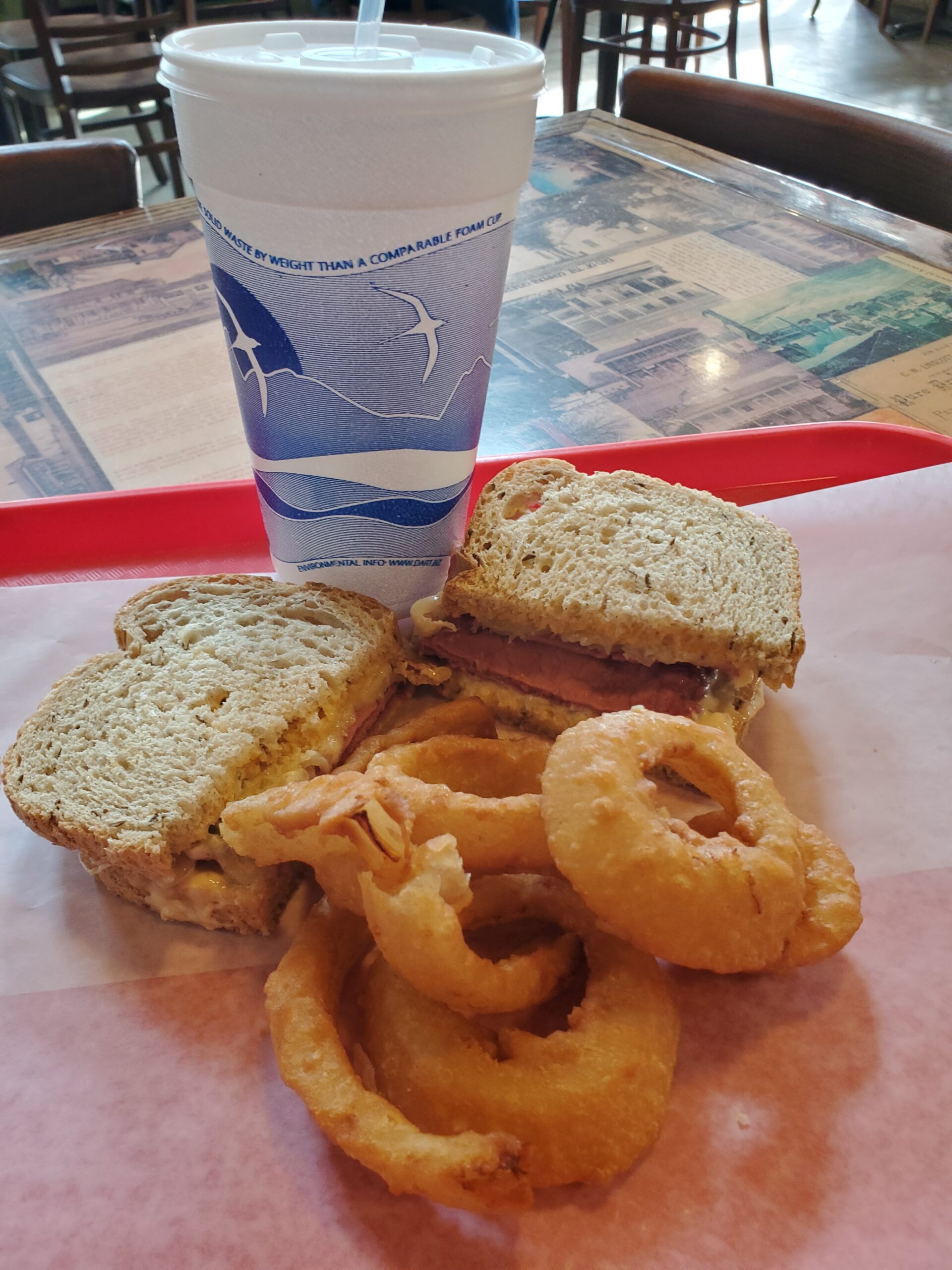 Rueben and Onion Rings