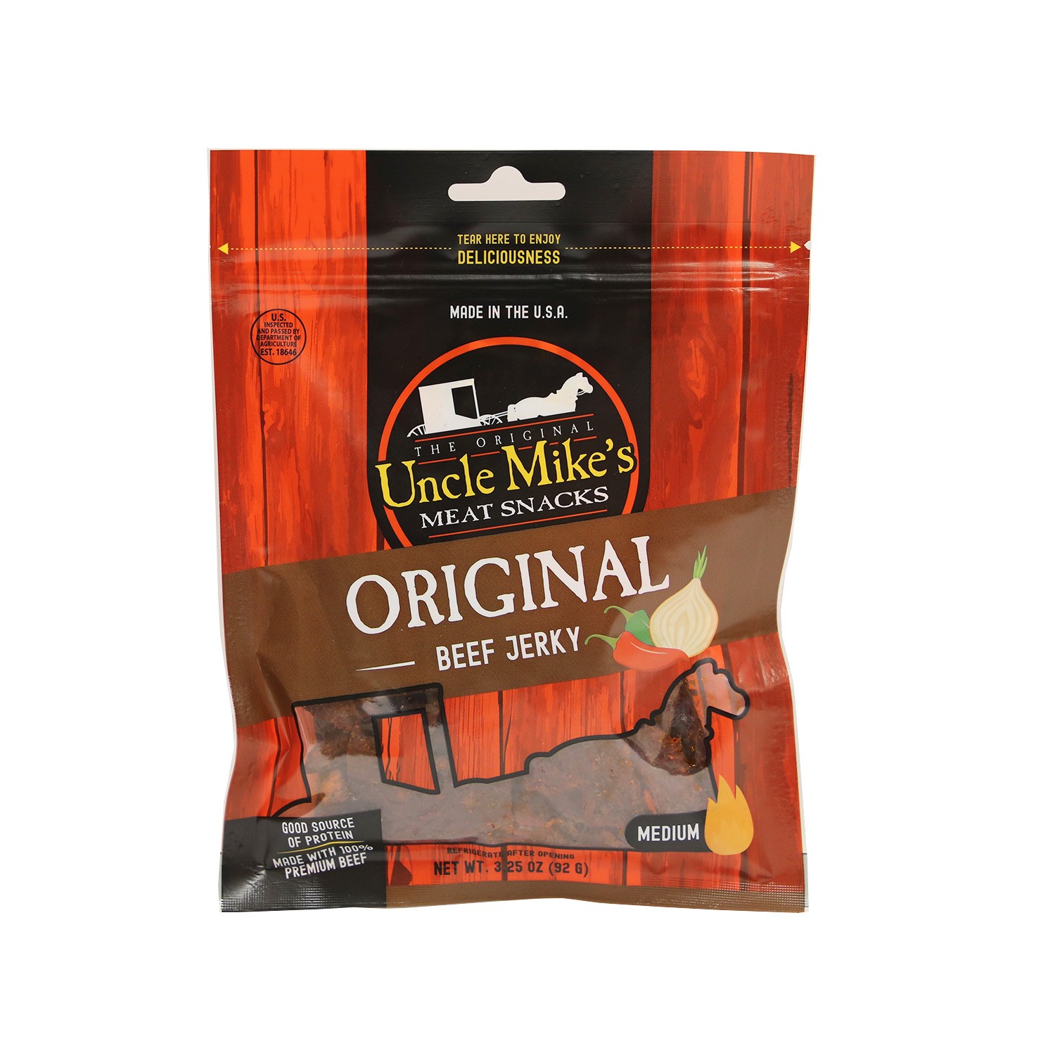 Uncle Mikes Jerky Original 2LB - End Of The Commons General Store